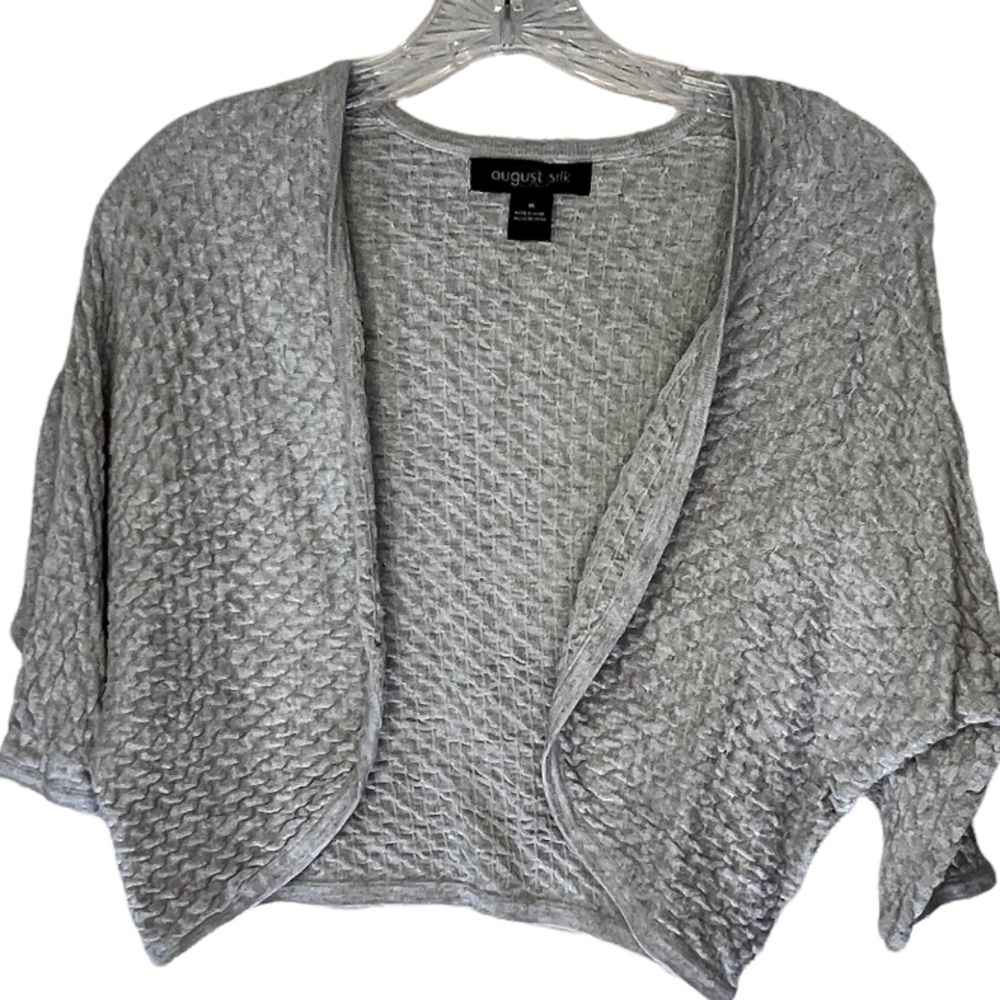 August Silk Cardigan Sweater‎
